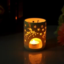 China Ceramic jar for tealight candle manufacturer