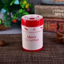 Китай Празднование Рождества Керамические Jar хранения производителя