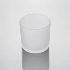 中国 经典蒙砂圆柱形玻璃烛杯 制造商