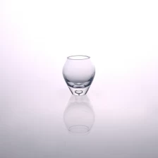 China Clear candle holder in egg shape manufacturer
