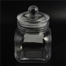 China Clear crystal glass material glass jar manufacturer