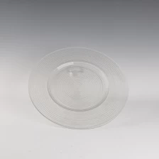 China Clear dinner glass plate manufacturer