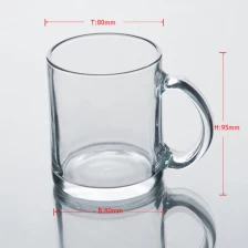 China Clear glass beer mug Hersteller
