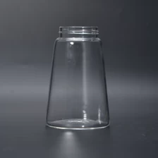 China Clear glass bottle candle jar for home decoration manufacturer