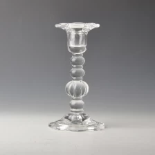 China Clear glass square candlesticks manufacturer