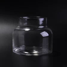 Cina grande vaso di vetro trasparente capienza per candele produttore