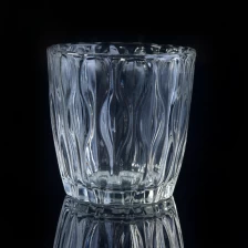 porcelana Claro jarrón de cristal vela titular al por mayor fabricante