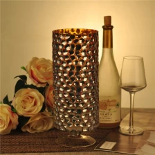 China Contact Supplier  Leave Messages mosaic glass candle holder votive glass tealight holder manufacturer