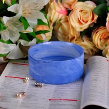 porcelana Cosplay Cielo azul colorido de mármol hecho a mano vela titular fabricante