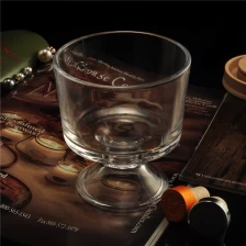 China Crystal clear votive glass candle stand for home manufacturer
