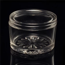 China Crystal glass candle jar with lid manufacturer
