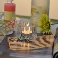 porcelana Crystal titular de la vela de mini vidrio fabricante
