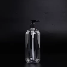 China Custom 400 ml transparente Kunststoff -Haustier Shampoo Flasche Haarölflasche mit Lotionpumpe Hersteller