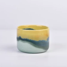 中国 定制的蜡烛容器容器陶瓷罐用于家庭装饰 制造商