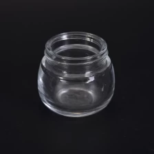China Custom Cosmetic Glass Jar For Skin Cream manufacturer