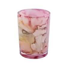 China Custom moderne farbige handgefertigte Glaskerzenglas für Kerzenherstellung Hersteller