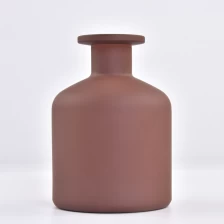 China Custom brown diffuser empty frosted perfume bottles supplier manufacturer