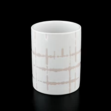 China Custom ceramic candle jar porcelain wholesales candle jars for home decor wedding manufacturer