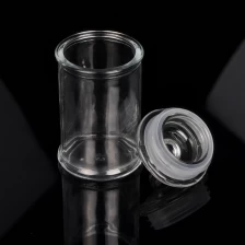 中国 定制玻璃蜡烛罐和盖 制造商