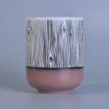 China Custom hand painted ceramic candle holder manufacturer