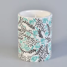 porcelana Tarro de vela de cerámica perfumado personalizado de 9 oz fabricante