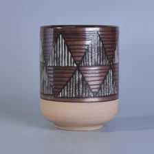 China Customized ceramic candle jar candle holder manufacturer