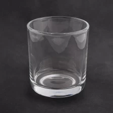 الصين Customized color on clear glass candle jar الصانع