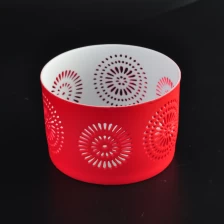 China Customized colored tealight candle holders candle jar manufacturer