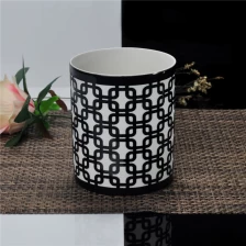 China Cylinder Ceramic Candle Holder manufacturer