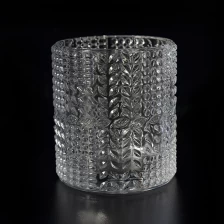 Chiny Cylinder przezroczysty szklany wiktoriański świecznik z niskim MOQ producent