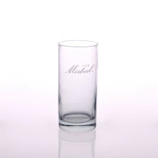 China Cylindrical Shape Drinking Tumblers Tall Beverage Glass Cup manufacturer
