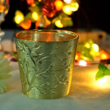 porcelana Porta velas de bronce patterend Debossed fabricante