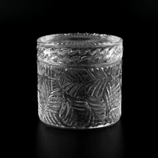 porcelana Decoraciones de lujoso vaso de jarra de vela de vidrio transparente jarras al por mayor fabricante