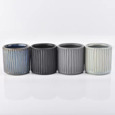 porcelana Velas de cerámica decorativas tarros al por mayor fabricante