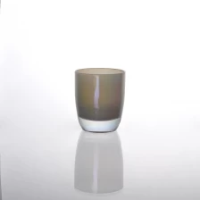 China Color spray glass candle holder manufacturer