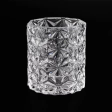 Chiny Słoik świecy diamentowej krystalicznie czystego szkła 8oz producent