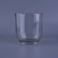 China Diferentes tamanhos de vidro transparente grande titular vela fabricante