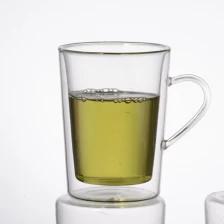 China Double wall glass cup drinking glass pengilang
