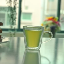 China Glas Doppelwand Tee-Tasse Hersteller