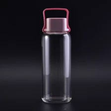 Chiny Łatwe przenoszenie wygodnych szklanych butelek podróżujących z wiszącą nakrętką producent