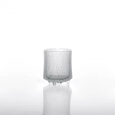China Elaborate engraved glass candler manufacturer