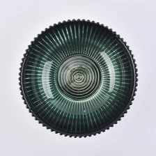 porcelana Galvanoplastia en vidrio de 8 oz en relieve verde oscuro con interior fabricante