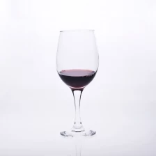 China Elegant French transparent stem red wine glass manufacturer