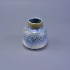 China Elegent blue glazing ceramic scent diffuser bottle manufacturer
