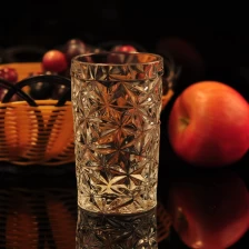 中国 浮雕玻璃蜡烛罐出售 制造商