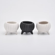 中国 浮雕黑色蜡烛陶瓷支架批发 制造商