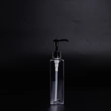 China Leere 100 ml Haustier quadratische Rechteck transparente Shampoo Pump Lotion Flasche Hersteller