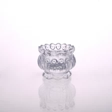 porcelana Flor exquisita torre de vidrio vela titular boda docoration fabricante