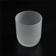 China Frosty round the bottom of the glass votive candle cup manufacturer