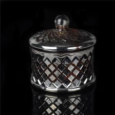 porcelana Tarro de cristal con la tapa de la vela fabricante